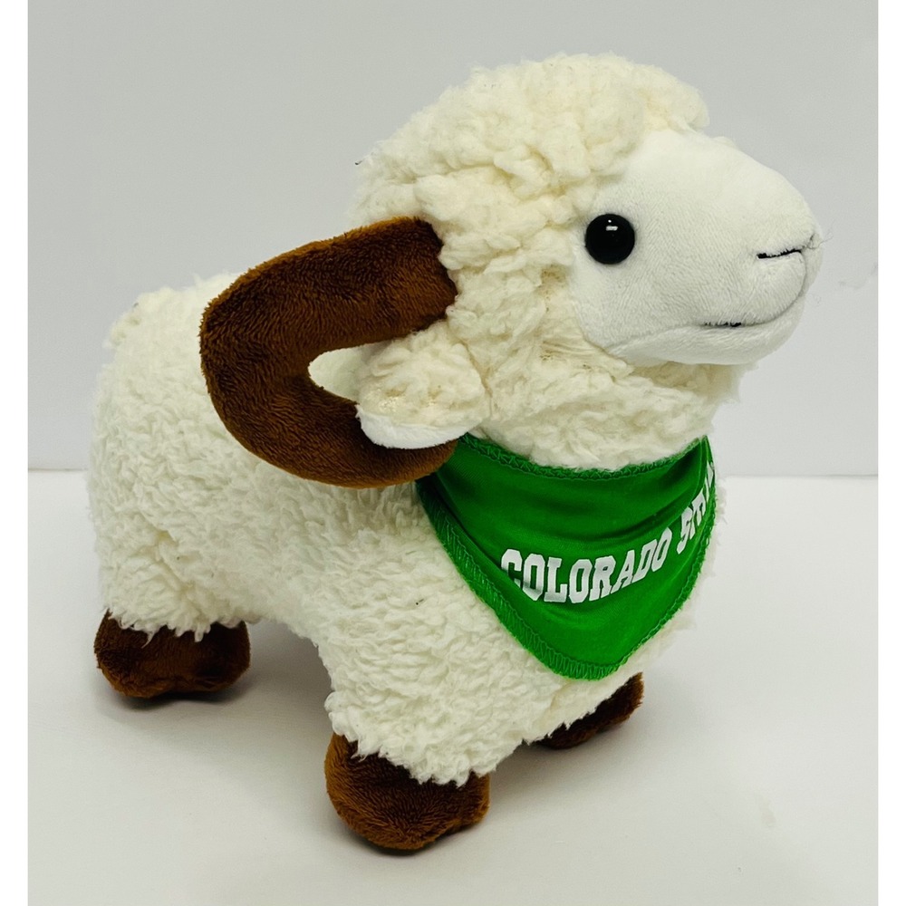 Chelsea Teddy Bear Co Colorado State University Rams Mascot Plush Cam The Ram 8"